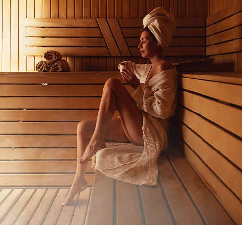 Dry Sauna Relaxation