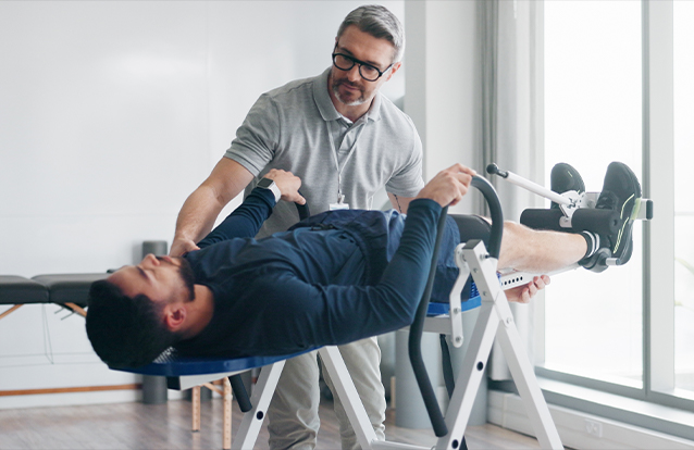 how Inversion Table Therapy works at BMS WELLNESS in Santa Clara