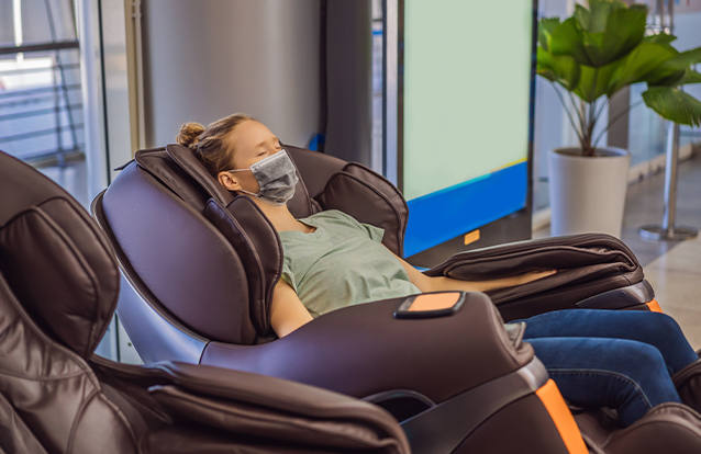how Medical Massage Chair works at BMS WELLNESS in Santa Clara